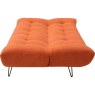 Marcello 3 Seater Orange Sofa Bed Marcello 3 Seater Orange Sofa Bed