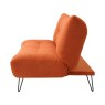 Marcello 3 Seater Orange Sofa Bed Marcello 3 Seater Orange Sofa Bed