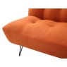 Marcello 3 Seater Orange Sofa Bed Marcello 3 Seater Orange Sofa Bed