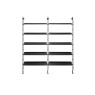 Adam Wood by Philippe Starck 10 Shelf Bookcase Black Ash Adam Wood by Philippe Starck 10 Shelf Bookcase Black Ash