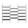 Adam Wood by Philippe Starck 14 Shelf Bookcase Ash Black