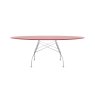 Glossy by Antonio Citterio Kartell Red Oval Table