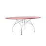 Glossy by Antonio Citterio Kartell Red Oval Table Glossy by Antonio Citterio Kartell Red Oval Table