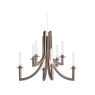 Khan by Philippe Starck Matt Bronze Metal Chandelier