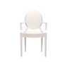 Louis Ghost by Philippe Starck Glossy White Chair