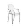 Louis Ghost by Philippe Starck Light Smoke Chair