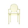 Louis Ghost by Philippe Starck Straw Yellow Chair