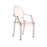 Louis Ghost by Philippe Starck Orange Sunset Chair Louis Ghost by Philippe Starck Orange Sunset Chair