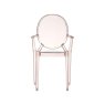 Louis Ghost by Philippe Starck Orange Sunset Chair Louis Ghost by Philippe Starck Orange Sunset Chair