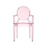 LouLou Ghost by Philippe Starck Transparent Pink Child Chair