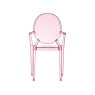 Kartell LouLou Ghost by Philippe Starck Transparent Pink Child Chair Kartell LouLou Ghost by Philippe Starck Transparent Pink Child Chair