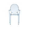 Kartell LouLou Ghost by Philippe Starck Transparent Blue Child Chair Kartell LouLou Ghost by Philippe Starck Transparent Blue Child Chair