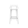 Masters by Phillippe Starck Stool H.75 White Masters by Phillippe Starck Stool H.75 White