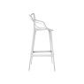 Masters by Phillippe Starck Stool H.75 White Masters by Phillippe Starck Stool H.75 White