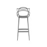 Kartell Masters by Phillippe Starck Stool H.75 Grey Kartell Masters by Phillippe Starck Stool H.75 Grey