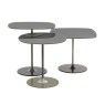 Thierry by Piero Lissoni Trio Coffee Tables Grey