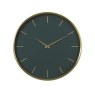 Timora Dark Green Clock