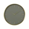 Timora Green Brown Clock