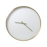 Seponi White Matt Bronze Clock Seponi White Matt Bronze Clock