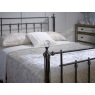 Laura 46 Double Crystal Finials Bedframe Laura 46 Double Crystal Finials Bedframe