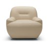 Uma Leather Armchair With Swivel Base Uma Leather Armchair With Swivel Base