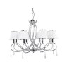 8 Light Simplicity Chrome Ceiling Light