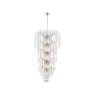 13 Light Chrome Waterfall Light