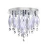 6 Light Spindle Chrome Ceiling Fitting