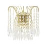 Waterfall Gold Plated Wall Light