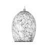 Crackle 3 Light White Pendant Crackle 3 Light White Pendant