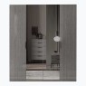 Sotomura Bedroom 4 Door Mirrored Wardrobe