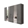 Sotomura Bedroom 6 Door Mirrored Wardrobe Sotomura Bedroom 6 Door Mirrored Wardrobe