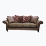 Carnegie 2 Seater Leather & Fabric Pillow Back Sofa Carnegie 2 Seater Leather & Fabric Pillow Back Sofa