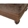 Carnegie Leather & Fabric Footstool Carnegie Leather & Fabric Footstool