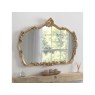 Large Gold Leafed Overmantle Mirror