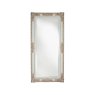 Classic Swept Frame Ornate Ivory Mirror