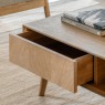 Milan Oak 2 Drawer Coffee Table Milan Oak 2 Drawer Coffee Table