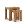 Nordic Dining Oak Nest of Tables