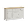 Hedon Dining Light Grey Oak 3 Door Large Sideboard