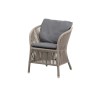 Cane-line Derby Taupe Chair with Back and Seat Cushion Cane-line Derby Taupe Chair with Back and Seat Cushion