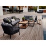 Cane-Line Ocean Dark Grey Soft Rope Lounge Chair Cane-Line Ocean Dark Grey Soft Rope Lounge Chair