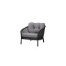 Cane-Line Ocean Dark Grey Soft Rope Lounge Chair Cane-Line Ocean Dark Grey Soft Rope Lounge Chair