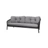 Cane-Line Ocean Dark Grey Soft Rope 3 Seater Sofa Cane-Line Ocean Dark Grey Soft Rope 3 Seater Sofa