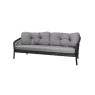 Cane-Line Ocean Dark Grey Soft Rope 3 Seater Sofa Cane-Line Ocean Dark Grey Soft Rope 3 Seater Sofa