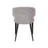 Bella Grey Boucle Dining Chair Bella Grey Boucle Dining Chair