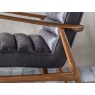 Bramble Antique Mid-Century Modern Ebony Armchair Bramble Antique Mid-Century Modern Ebony Armchair