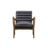 Bramble Antique Mid-Century Modern Ebony Armchair Bramble Antique Mid-Century Modern Ebony Armchair