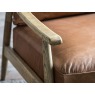 Damaris Armchair - Brown Leather Damaris Armchair - Brown Leather