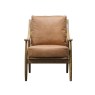 Damaris Armchair - Brown Leather Damaris Armchair - Brown Leather