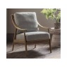 Damaris Mid-Century Modern Armchair - Natural Linen Damaris Mid-Century Modern Armchair - Natural Linen